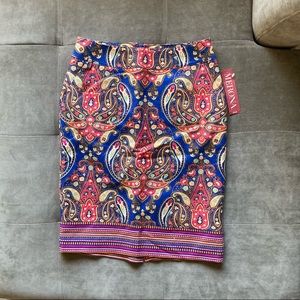 MERONA Paisley print pencil skirt
